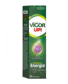 VIGOR UP FAST O smaku owoców leśnych - 20 tabl....