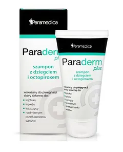 PARADERM PLUS Szampon z dziegciem sosnowym i...