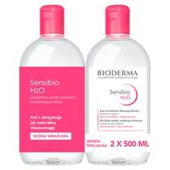 BIODERMA SENSIBIO H2O DUOPACK Płyn micelarny do...