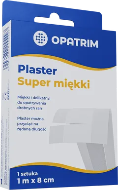 Plaster super miękki 1 m x 8 cm - 1 szt.