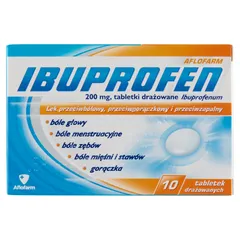 Ibuprofen Aflofarm tabl.draż. 0,2 g 10 tabl.