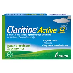 CLARITINE ACTIVE - 6 tabl.