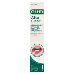SUNSTAR GUM AFTA CLEAR Żel na afty - 10 ml