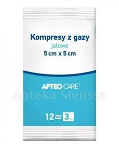 APTEO 03 Kompresy gaz. jał. 5x5cm 3szt.