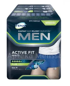 TENA MEN ACTIVE FIT PANTS PLUS Majtki chłonne M -...
