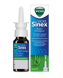 VICKS SINEX Aloes i eukaliptus aerozol - 15 ml