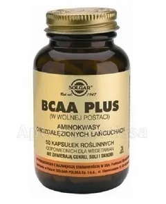 SOLGAR 55 BCAA Plus Aminokwasy rozg łań50k