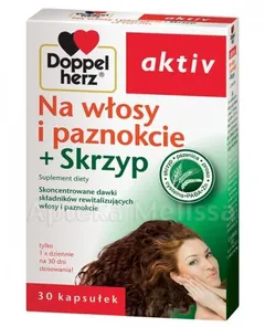 DOPPELHERZ AKTIV Na włosy i paznokcie + skrzyp -...