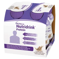 NUTRIDRINK PROTEIN O smaku mokka - 4 x 125 ml 