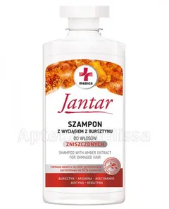 MEDICA JANTAR Szampon z wyciągiem z bursztynu do...