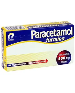 Paracetamol farmina 500 mg - 10 czop.