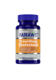 PANAWIT Prawidłowy cholesterol - 30 kaps.