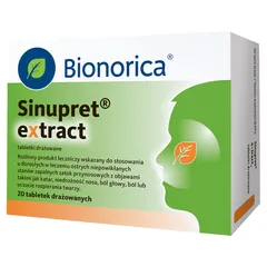 Sinupret Extract 160mg * 20tabl.draż.