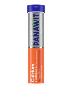 PANAWIT Calcium z witaminą C o smaku pomarańczowym...
