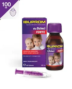 IBUPROM DLA DZIECI FORTE 200 mg/5 ml Zawiesina o...