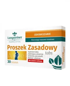 LANGSTEINER Proszek zasadowy tabs - 30 tabl.