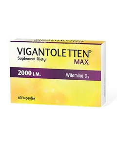 VIGANTOLETTEN MAX 2000 j.m. - 60 kaps.