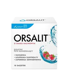 ORSALIT O smaku malinowym - 10 sasz.