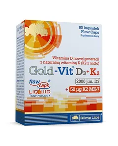 Olimp Gold - Vit D3 + K2 - 60 kaps.