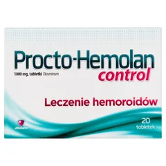 PROCTO-HEMOLAN CONTROL 1000 mg - 20 tabl.