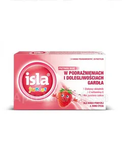 ISLA JUNIOR Pastylki do ssania o smaku...