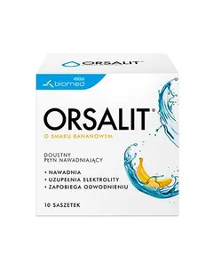 ORSALIT O smaku bananowym - 10 sasz.