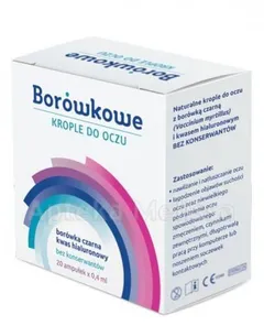 BORÓWKOWE KROPLE DO OCZU