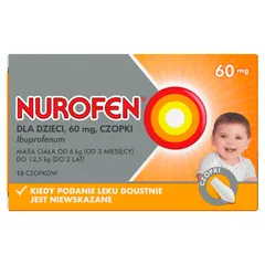 NUROFEN Dla Dzieci 60 mg - 10 czop.