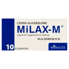 Czopki glicerolowe Milax-M dla doros.*10