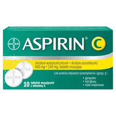 ASPIRIN C - 10 tabl. mus.