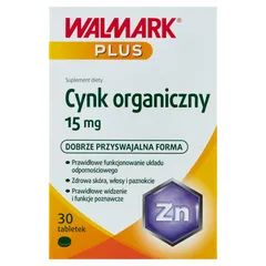 WALMARK CYNK ORGANICZNY 15 mg - 30 tabl.