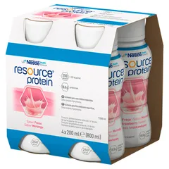 RESOURCE PROTEIN Smak truskawkowy - 4 x 200 ml