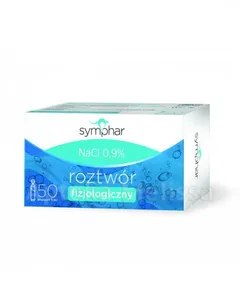 SYMPHAR Sól fizjologiczna - 50 amp. po 5 ml