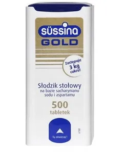 Słodzik SUSSINA GOLD 500tabl.+150tabl. D