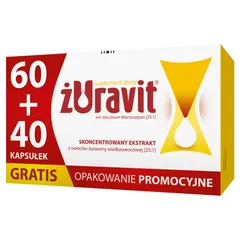 Żuravit - 100 kaps. - pakiet 60+40 kaps. gratis