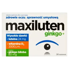 Maxiluten Ginkgo+ - 30 tabl.