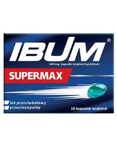 IBUM SUPERMAX 600 mg - 10 kaps.
