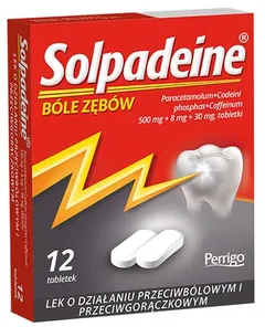 SOLPADEINE BÓLE ZĘBÓW - 12 tabl.