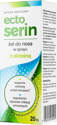 Ectoserin Żel-spray do nosa z ektoiną - 20 ml