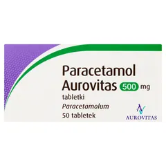 PARACETAMOL AUROVITAS 500 mg - 50 tabl.