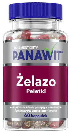 Panawit Żelazo Peletki kaps. - 60 kaps.