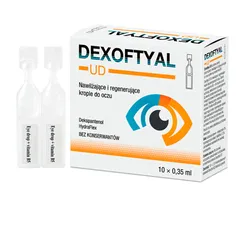 DEXOFTYAL UD Krople do oczu - 10 amp.