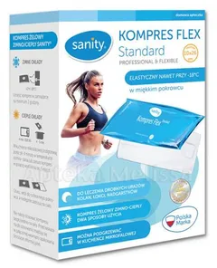 Kompres żelowy  SANITY ciepły/zimny 10x26