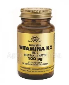 SOLGAR WITAMINA K2 100 mcg - 50 kaps.