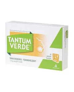 TANTUM VERDE Smak miodowo-pomarańczowy - 30 past.