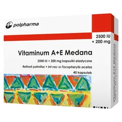 MEDANA Vitaminum A + E - 40 kaps.