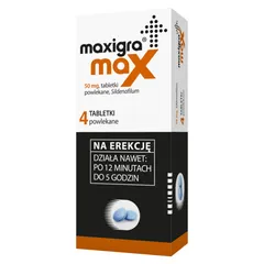Maxigra Max 50 mg - 4 tabl.
