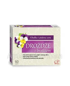 COLFARM Drożdże z bratkiem - 60 tabl.