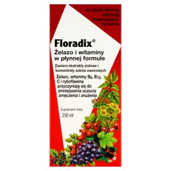 FLORADIX Żelazo i witaminy w płynnej formule - 250...