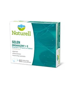 NATURELL Selen organiczny + E - 60 tabl.